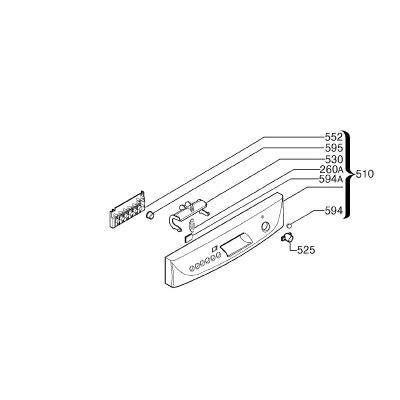Arthur Martin Electrolux Bandeau Complet Tep 510 Ref: 152773630