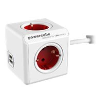 Allocacoc PowerCube extended usb - unité de distribution secteur