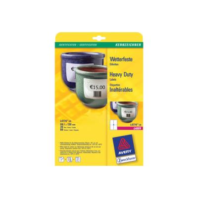Avery Heavy Duty Laser Labels - etiketten - 80 etiket(ten)