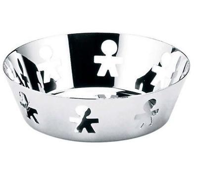 ALESSI Obstschale Girodonto 18cm  silber