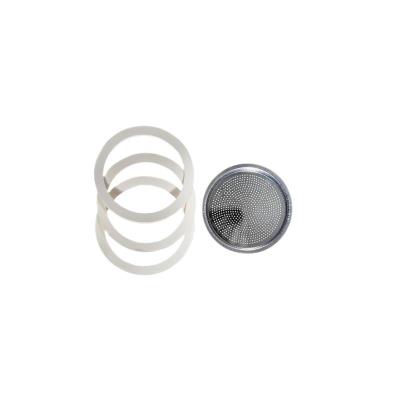Bialetti Set 1 Filtre + 3 Joints Pour Cafetière 6 Tasses Inox [Cuisine]