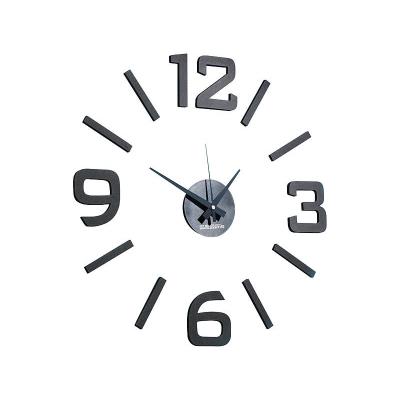 Horloge murale avec chiffres autocollants indépendants