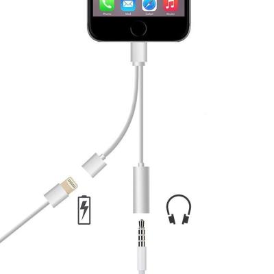 Pour APPLE iPhone 6 Plus : Cable Audio Double Prise Jack 3,5 Mm Femelle