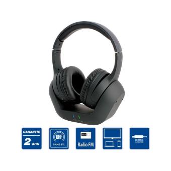 Sedea Casque Tv Sans Fil Uhf Radio Fm Casque Tv Achat Prix