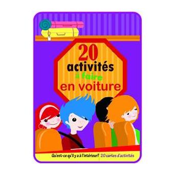 Cartes A Jouer Activites A Faire En Voiture Jeu De Cartes Achat Prix Fnac