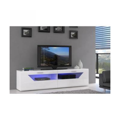 saphir meuble tv 200 cm blanc brillant - meuble tv - achat & prix | fnac