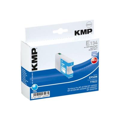 KMP E134 - cyaan - inktcartridge (alternatief voor: Epson T7022)
