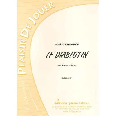 Partitions classique LAFITAN CHEBROU MICHEL - LE DIABLOTIN - BASSON ET PIANO Basson