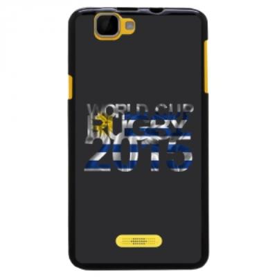 Coque Souple en gel pour Wiko Rainbow avec impression Uruguay et logo rugby WCR 2015