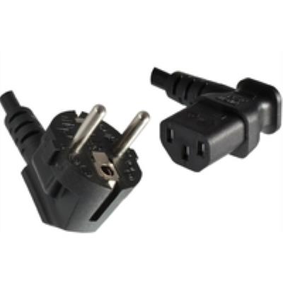 Power Cord Cee 7 7 - C13 1.8M Angled Schuko Angled C13 Black Microconnect Pe010518L