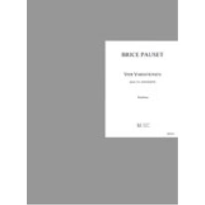 Partitions classique LEMOINE PAUSET BRICE - VIER VARIATIONEN - ENSEMBLE Ensemble mixte