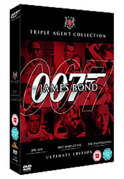 James Bond Ultimate Red Triple Pack - Dr. No/Live And Let Die/Tomorrow Never Dies , (Box Set)