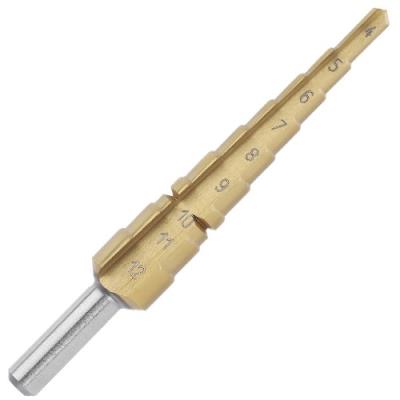 Bosch 2 608 597 525 Foret Étagé Acier Rapide Diamètre Étages 4/12 Mm / Diamètre Queue 6 Mm / Longueur Totale 65Mm