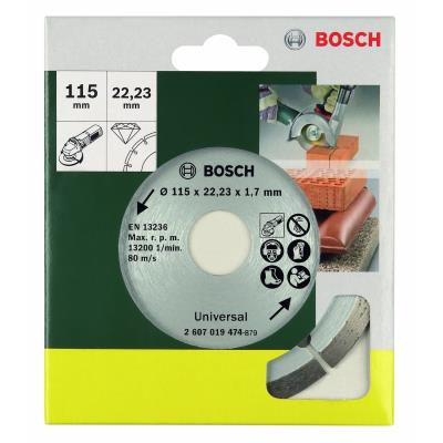 Bosch 2607019474 Disque Diamant pour Meuleuse Maçonnerie 115 Mm
