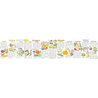 Seasonal Fruit And Vegetables Wallchart (Liz Cook Charts) - [Version ...