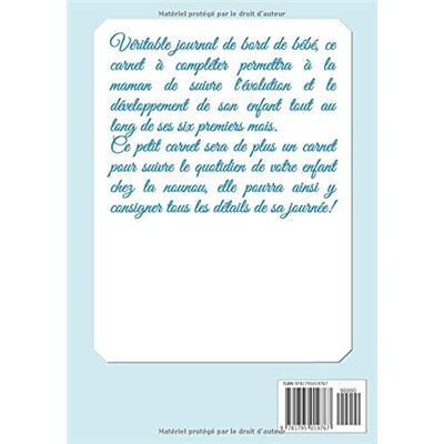 Carnet De Suivi Bebe 185 Pages Format 18 X 25 Cm Nlfbp Editions Broche Nlfbp Editions Achat Livre Fnac