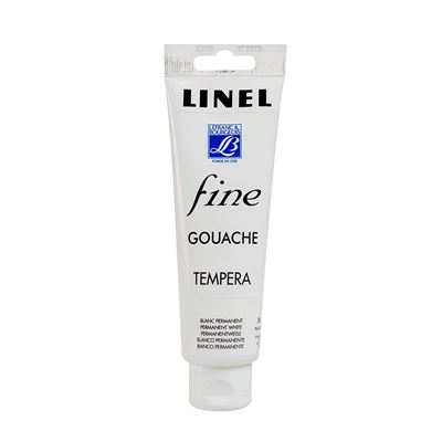 Lefranc Bourgeois Peinture Gouache étude Linel 120 ml Blanc Permanent