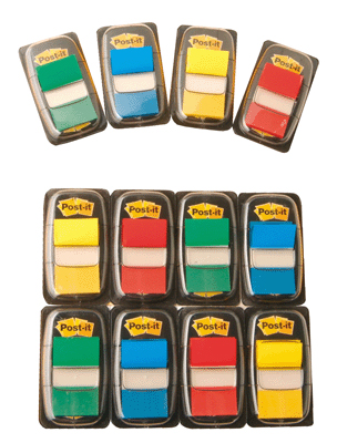 3m - Index Standard Assorti + 4 Gratuit - Lot De 8