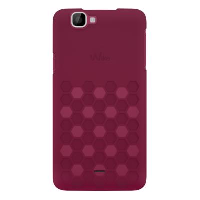 Wiko Clip ultra slim - Achterzijde behuizing voor mobiele telefoon - plastic - fucsia - voor Wiko Rainbow 4G