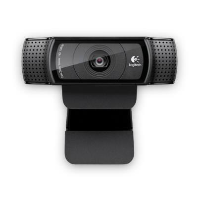 Logitech hd pro c920 webcam noir