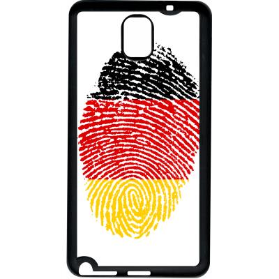 Coque samsung note 3 empreinte digitale drapeau allemagne germany