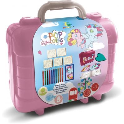 boîtier Unicorncouleur et timbre 81 pièces