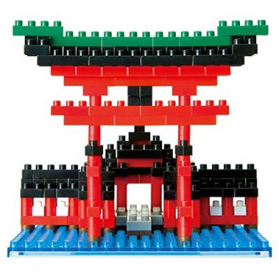 Nanoblock - nbh-017 - jeu de construction - big torii itsukushima shrine