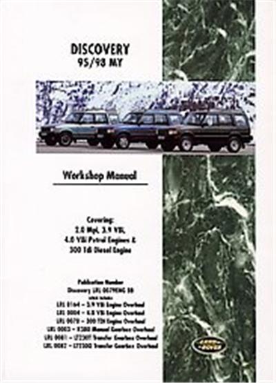 Brooklands Land Rover Discovery 1995-98 Official Workshop Manual