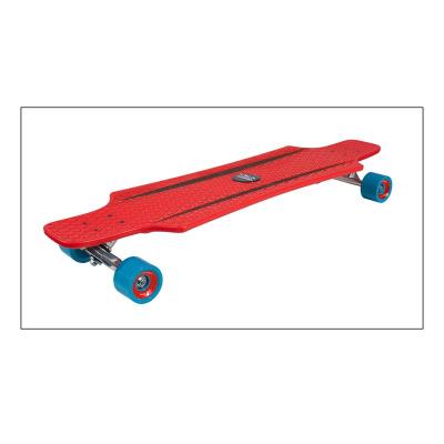 Hudora 12813 Longboard CruiseStar rouge et bleu