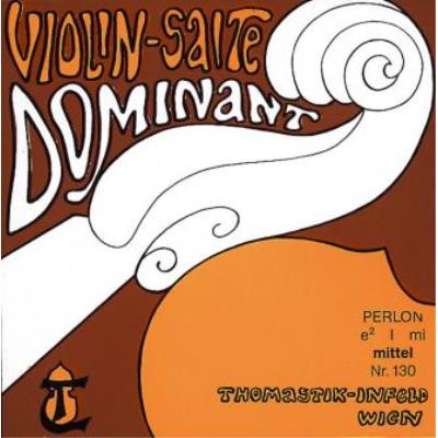 JEU THOMASTIK DOMINANT VIOLON 4/4 TIRANT FORT CORDES VIOLON RE ARGENT