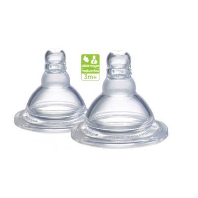 Set 2 tétines 3m+ pour biberon Mii Sophie la girafe Vulli