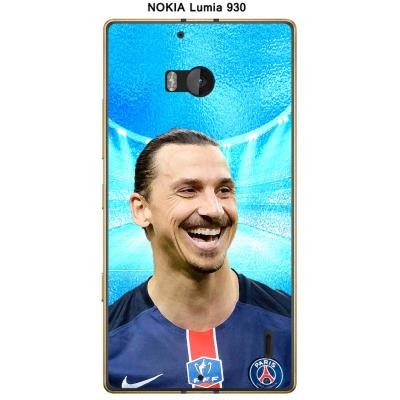 Coque Nokia Lumia 930 design Zlatan Fond bleu