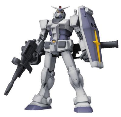 Gundam - Figurine RX-78-3 G3 Gundam Extended Mobile Suit in Action