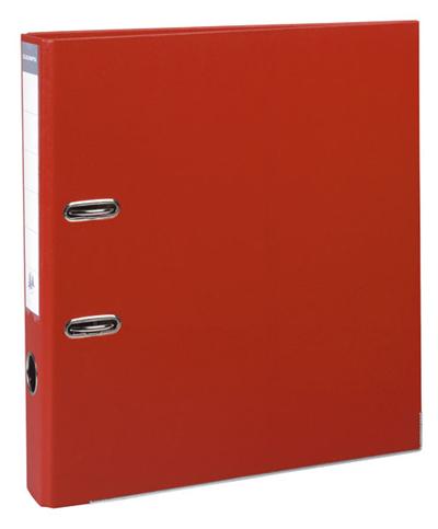 Classeur Exacompta à levier 32x29cm PVC Dos 50mm Rouge