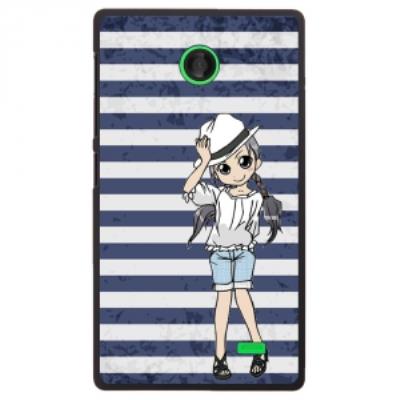 Coque rigide pour Nokia X avec impression Motifs manga fille marin
