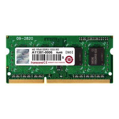 Transcend - DDR3 - 4 Go - SO DIMM 204 broches