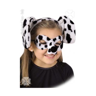 Set dalmatien Avec Masque et Serre-tête