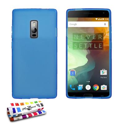 Coque Souple Ultra-Slim Le Glossy Hybrid Bleu pour ONE PLUS TWO