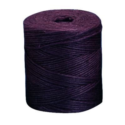 Fil de jute 6 plis Ø 6mm brun foncé bobine 120m - rayher