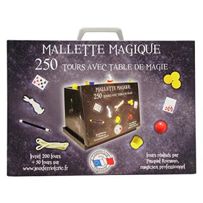 Ferriot Cric - 3090 - Mallette Magique avec table de magie - 250 Tours - Bleu