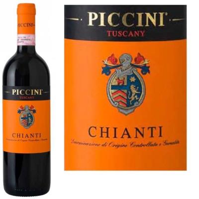 Italie: chianti piccini sangiovese rouge x1