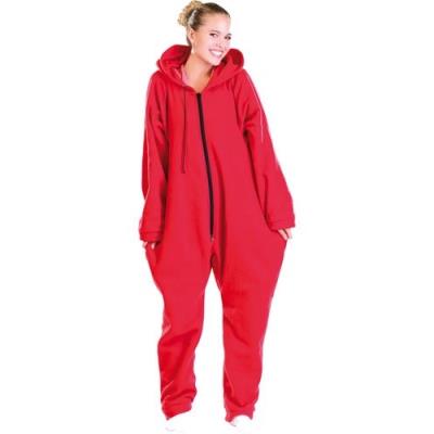 Tenue d'Intérieur rouge en textile polaire taille XL