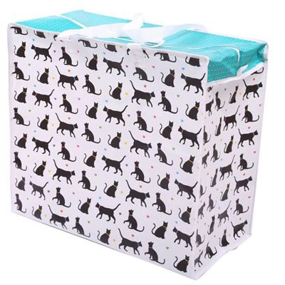 Panier à linge ou sac de rangement Design I Love My Cat (chat)