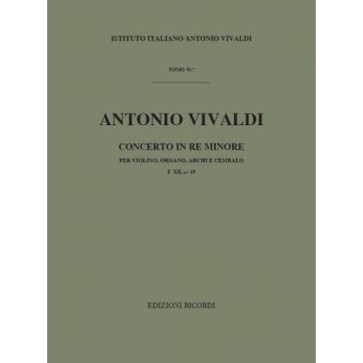 Partitions classique RICORDI VIVALDI A. - CONCERTI IN RE MIN. RV 541 - ENSEMBLE MIXTE Ensemble mixte