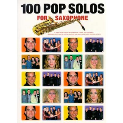 Partitions variété, pop, rock... WISE PUBLICATIONS 100 POP SOLOS - SAXOPHONE Vents