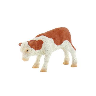Bullyland Animal World figurine Veau Fridolin marron/blanche 8 cm