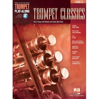 Partitions variété, pop, rock HAL LEONARD TRUMPET PLAY-ALONG VOL.2 - TRUMPET CLASSICS Vents