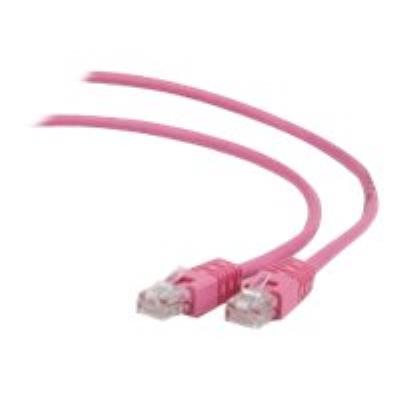 Gembird cordon de raccordement - 25 cm - rose