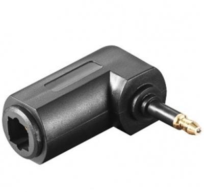 Adaptateur Toslink S/PDIF Optique Vers Jack 3.5 Male coudé
