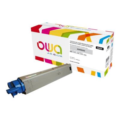 OWA - zwart - gereviseerd - tonercartridge (alternatief voor: OKI 43459332)